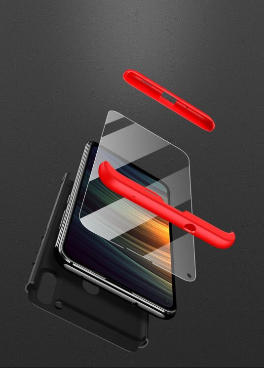 Захисний чохол GKK Double Dip Case для Samsung Galaxy A11 (A115) - Black / Silver: фото 12 з 14