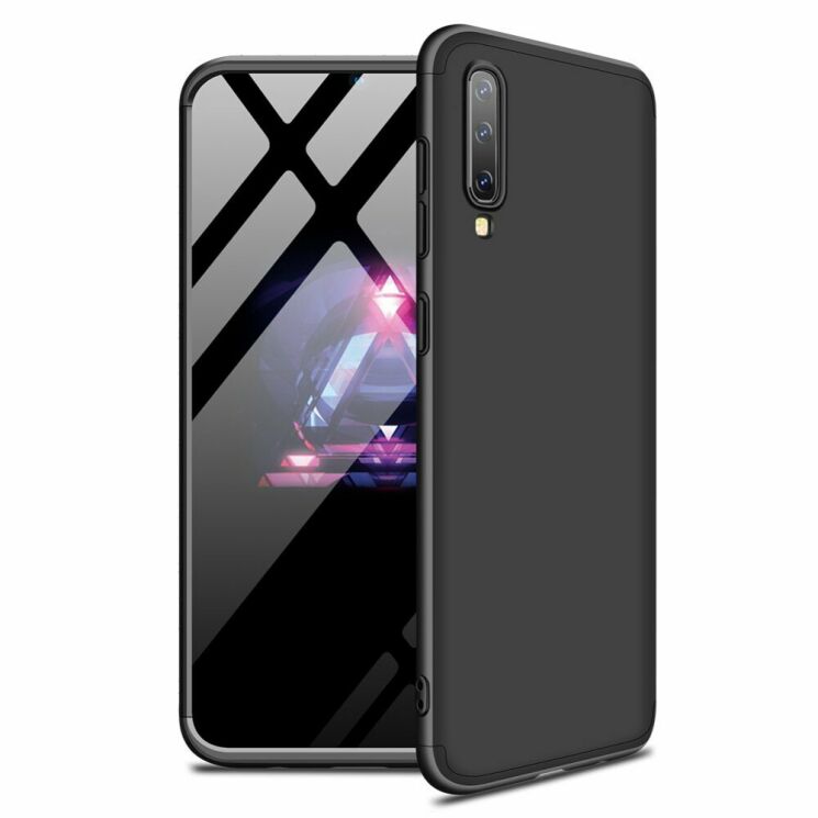 Защитный чехол GKK Double Dip Case для Samsung Galaxy A50 (A505) / A30s (A307) / A50s (A507) - Black: фото 1 из 14