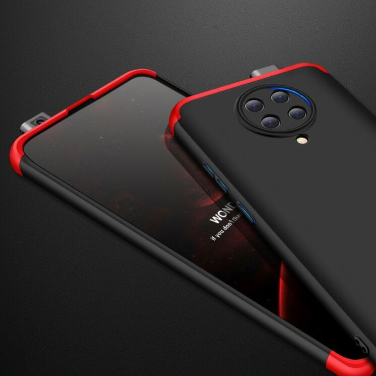Захисний чохол GKK Double Dip Case для Xiaomi Poco F2 Pro / Redmi K30 Pro - Black / Red: фото 5 з 8
