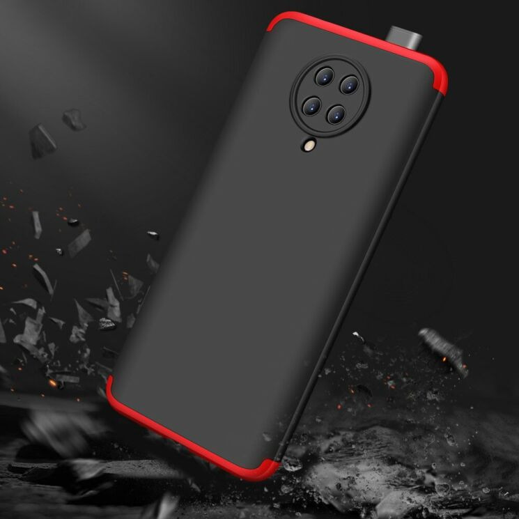 Захисний чохол GKK Double Dip Case для Xiaomi Poco F2 Pro / Redmi K30 Pro - Black / Red: фото 6 з 8