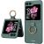Защитный чехол GKK Ring Holder для Samsung Galaxy Flip 6 - Green: фото 1 из 7
