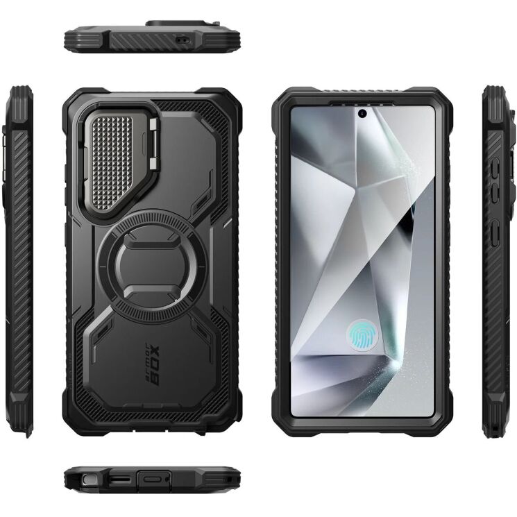Захисний чохол i-Blason Armorbox Mag by Supcase для Samsung Galaxy S25 Ultra (S938) 843439156524 - Black: фото 5 з 12