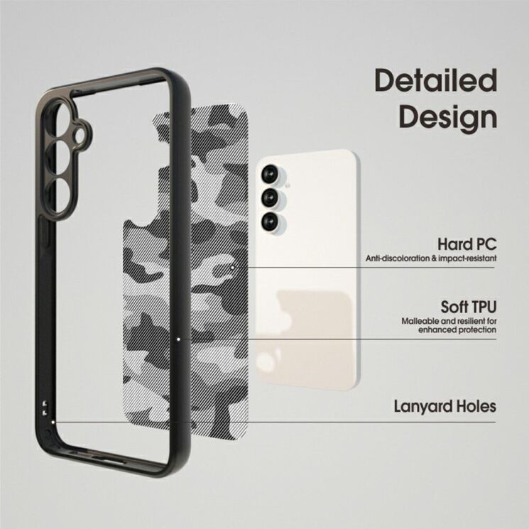 Защитный чехол IBMRS Military для Samsung Galaxy A36 (A366) - Artistic Camouflage: фото 2 из 8