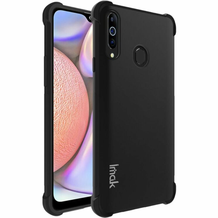 Захисний чохол IMAK Airbag MAX Case для Samsung Galaxy A20s (A207) - Metal Black: фото 1 з 9