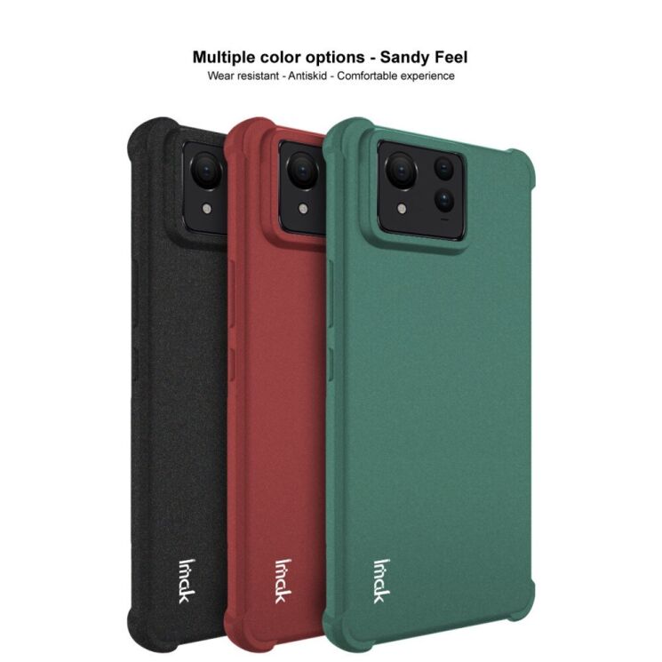 Защитный чехол IMAK Airbag Sand Case для ASUS Zenfone 11 Ultra - Black: фото 7 из 9