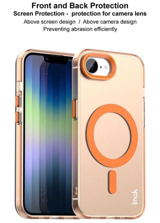 Защитный чехол IMAK Candy Series Magnetic для Apple iPhone 16e - Black: фото 9 из 10