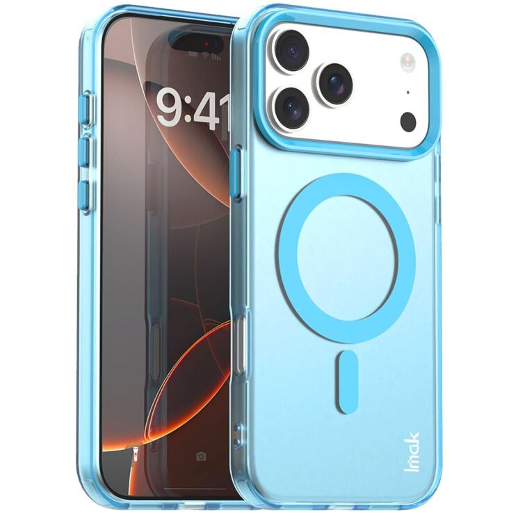 Захисний чохол IMAK Candy Series Magnetic для Apple iPhone 17 Pro - Blue: фото 1 з 6