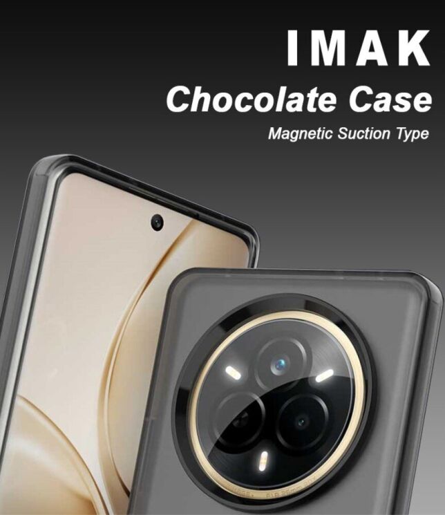 Защитный чехол IMAK Candy Series Magnetic для Realme 14 Pro Plus - Black: фото 7 из 9