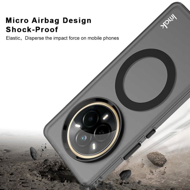 Защитный чехол IMAK Candy Series Magnetic для Realme 14 Pro Plus - Black: фото 5 из 9