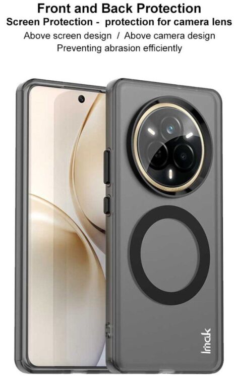 Защитный чехол IMAK Candy Series Magnetic для Realme 14 Pro Plus - Black: фото 9 из 9