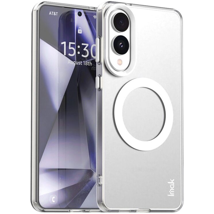 Защитный чехол IMAK Candy Series Magnetic для Samsung Galaxy S25 Edge (S937) - White: фото 1 из 2
