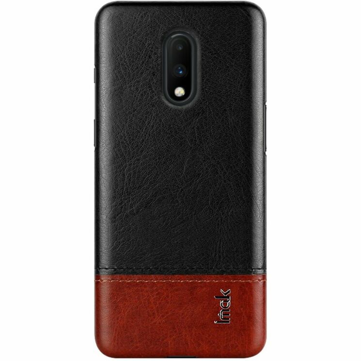 Захисний чохол IMAK Leather Series для OnePlus 7 - Black: фото 2 з 14