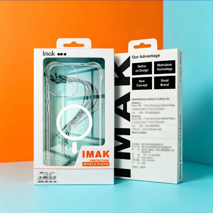 Защитный чехол IMAK Space Shield MagSafe для OnePlus Nord CE6 Lite - Transparent: фото 10 из 10
