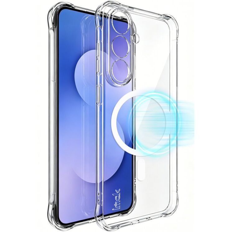 Защитный чехол IMAK Space Shield MagSafe для Samsung Galaxy S26 FE - Transparent: фото 1 из 10