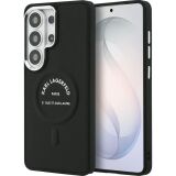 Защитный чехол Karl Lagerfeld Embossed Ring RSG Logo MagSafe для Samsung Galaxy S26 Ultra (S948) KLHMS26LPSKRSGEK - Black: фото 1 из 8