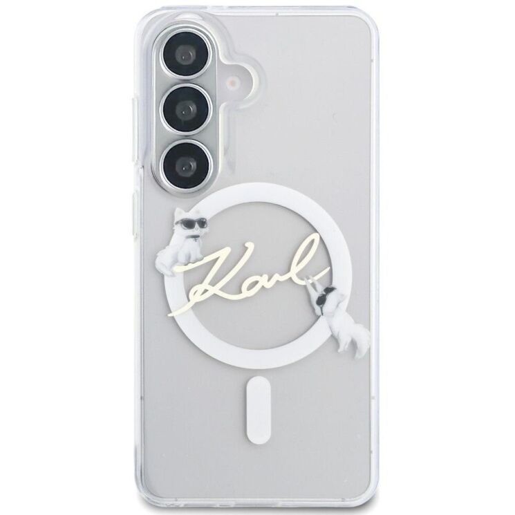 Защитный чехол Karl Lagerfeld IML Choupettes Karl Script Logo MagSafe для Samsung Galaxy S26 (KLHMS26S5HKSCAH) - Clear (412000C) Защитный чехол Karl Lagerfeld IML Choupettes Karl Script Logo MagSafe для Samsung Galaxy S26 (KLHMS26S5HKSCAH) - Clear: фото 3 из 8