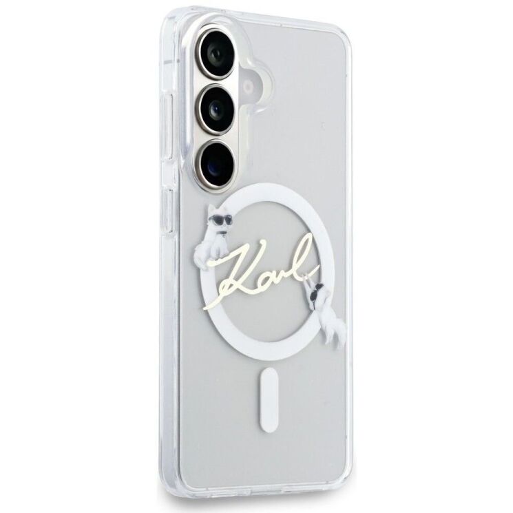 Защитный чехол Karl Lagerfeld IML Choupettes Karl Script Logo MagSafe для Samsung Galaxy S26 (KLHMS26S5HKSCAH) - Clear (412000C) Защитный чехол Karl Lagerfeld IML Choupettes Karl Script Logo MagSafe для Samsung Galaxy S26 (KLHMS26S5HKSCAH) - Clear: фото 4 из 8