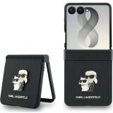 Захисний чохол Karl Lagerfeld Karl&Choupette Saffiano Pins для Samsung Galaxy Flip 8 (KLHCZF8SAPKCNPK) - Black: фото 1 з 7