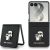 Защитный чехол Karl Lagerfeld Karl&Choupette Saffiano Pins для Samsung Galaxy Flip 8 (KLHCZF8SAPKCNPK) - Black: фото 1 из 7