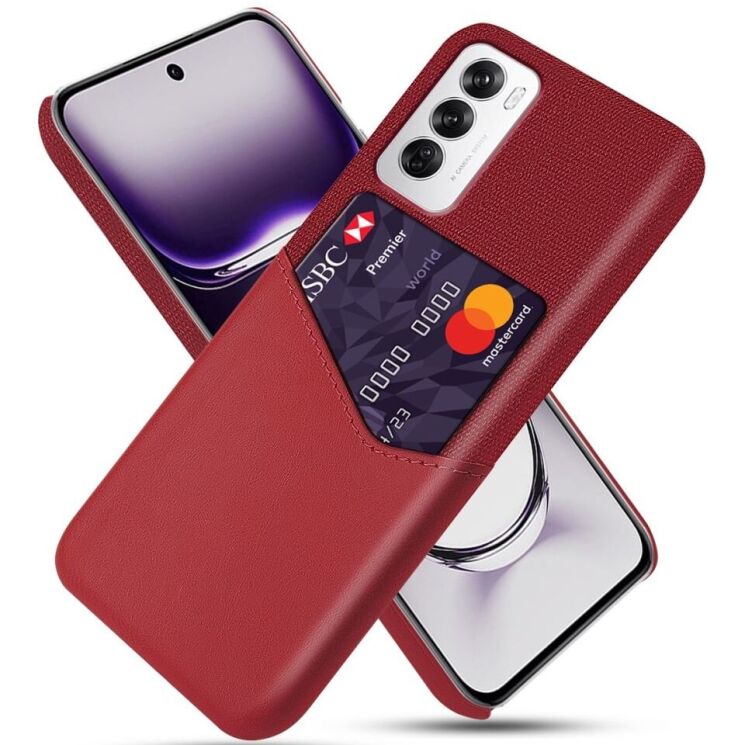 Защитный чехол KSQ Business Pocket для OPPO Reno 12 - Red: фото 1 из 4