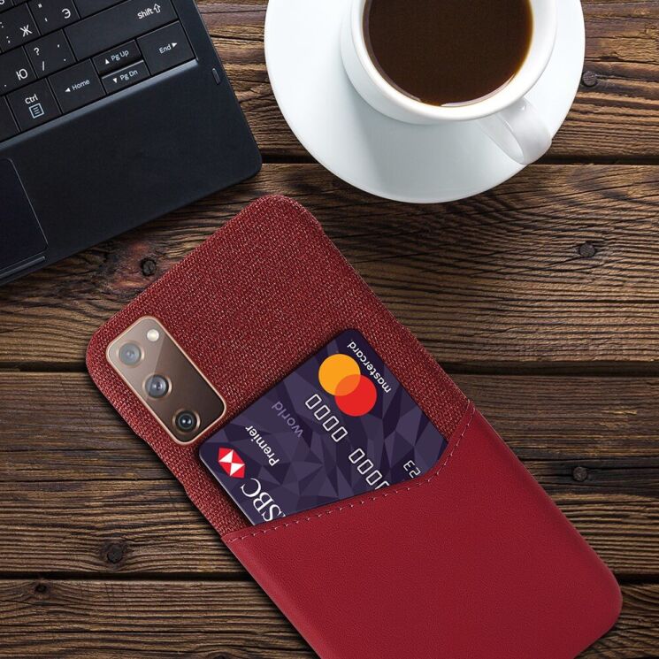 Защитный чехол KSQ Business Pocket для Samsung Galaxy S20 FE (G780) - Red: фото 2 из 4