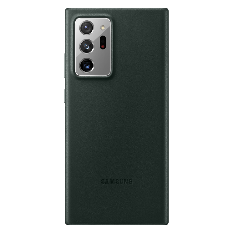 Защитный чехол Leather Cover для Samsung Galaxy Note 20 Ultra (N985) EF-VN985LGEGRU - Green: фото 1 из 5