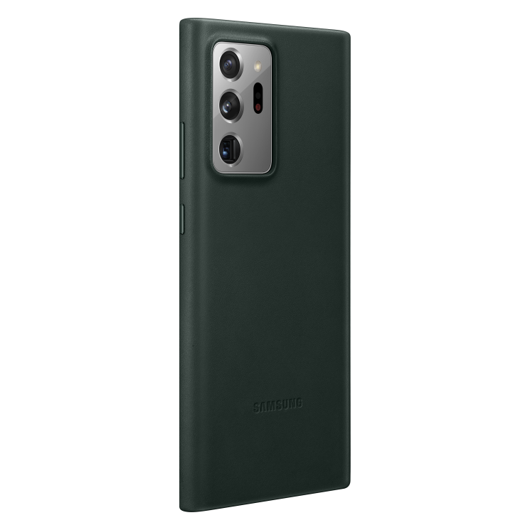 Защитный чехол Leather Cover для Samsung Galaxy Note 20 Ultra (N985) EF-VN985LGEGRU - Green: фото 2 из 5