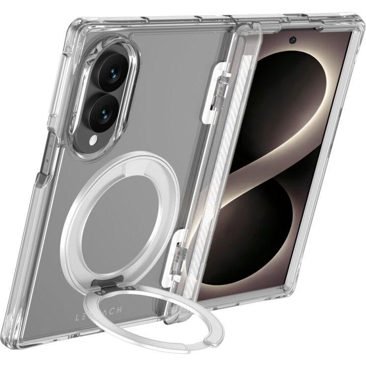 Защитный чехол LEREACH TOC Crystal Ring для Samsung Galaxy Fold 8 - Transparent: фото 4 из 14