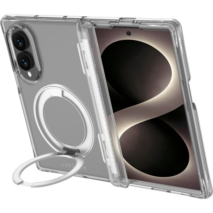 Защитный чехол LEREACH TOC Crystal Ring для Samsung Galaxy Fold 8 - Transparent: фото 3 из 14