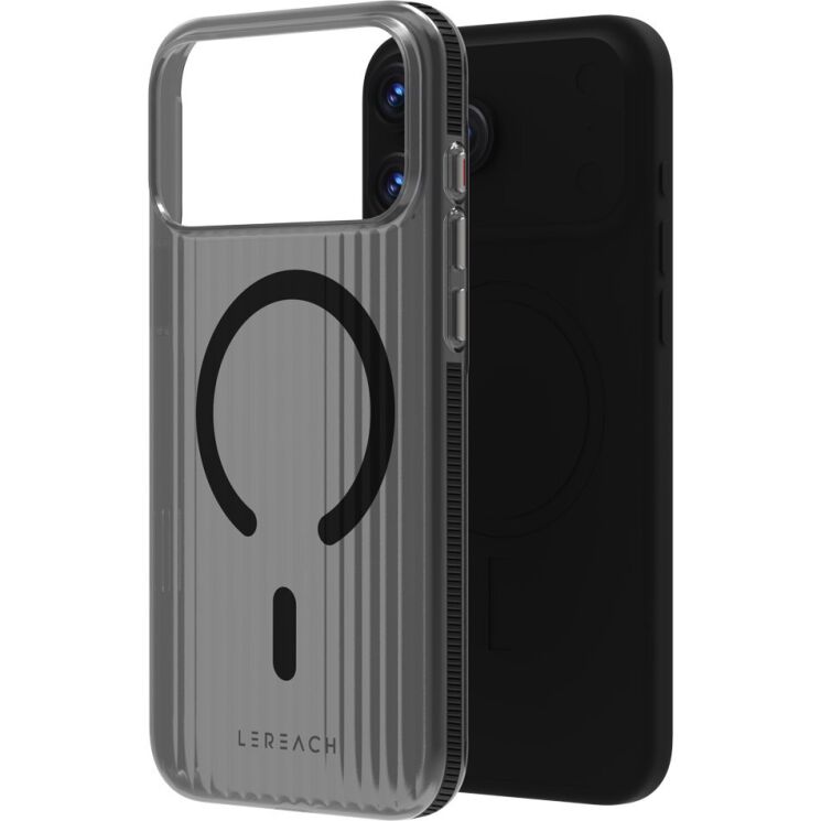 Защитный чехол LEREACH TOC Magnetic для iPhone 17 Pro Max - Black: фото 6 из 14