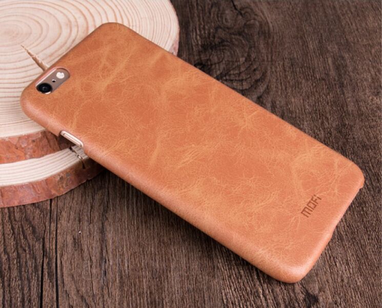 Захисний чохол MOFI Leather Back для iPhone 6/6s - Brown: фото 5 з 7