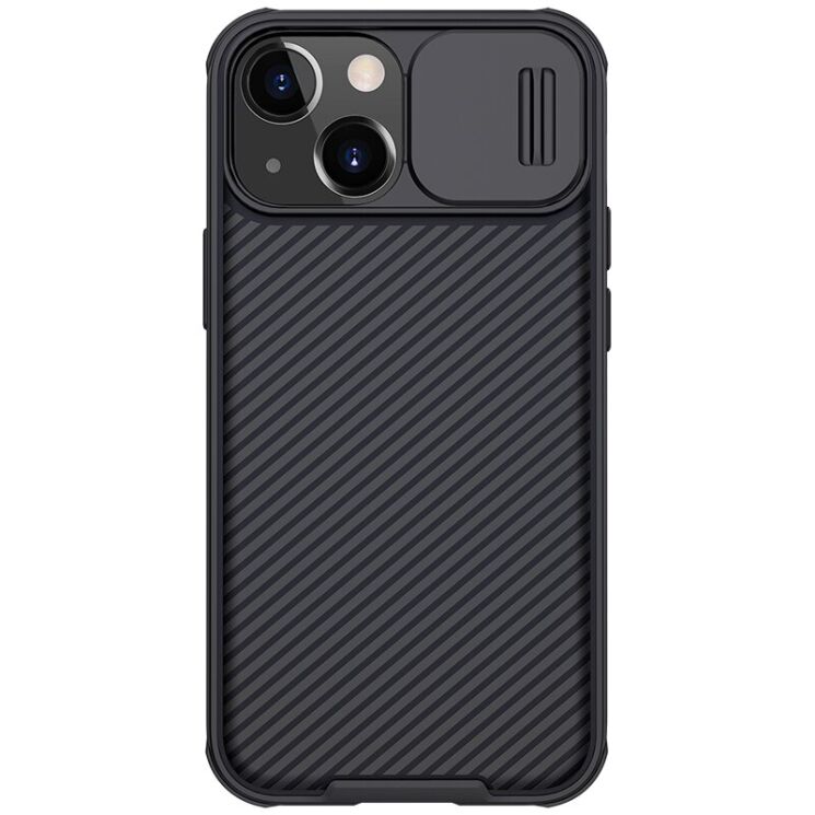 Защитный чехол NILLKIN CamShield Pro Magnetic для Apple iPhone 13 mini - Black: фото 1 из 20