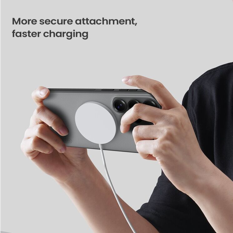 Захисний чохол NILLKIN Super Frosted Shield Pro Magnetic для Samsung Galaxy S26 Ultra - Black: фото 14 з 17