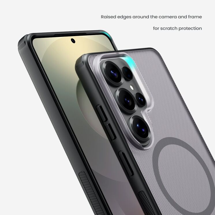 Захисний чохол NILLKIN Super Frosted Shield Pro Magnetic для Samsung Galaxy S26 Ultra - Black: фото 12 з 17