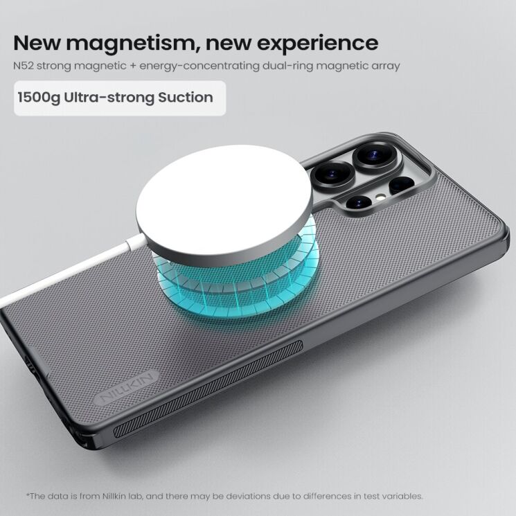 Захисний чохол NILLKIN Super Frosted Shield Pro Magnetic для Samsung Galaxy S26 Ultra - Black: фото 13 з 17