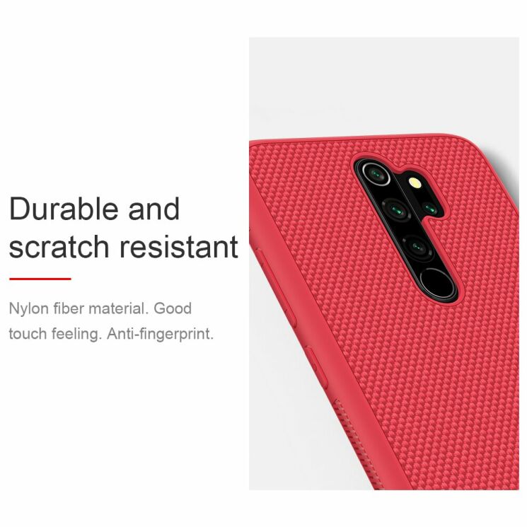 Защитный чехол NILLKIN Textured Hybrid для Xiaomi Redmi Note 8 Pro - Black: фото 8 из 10