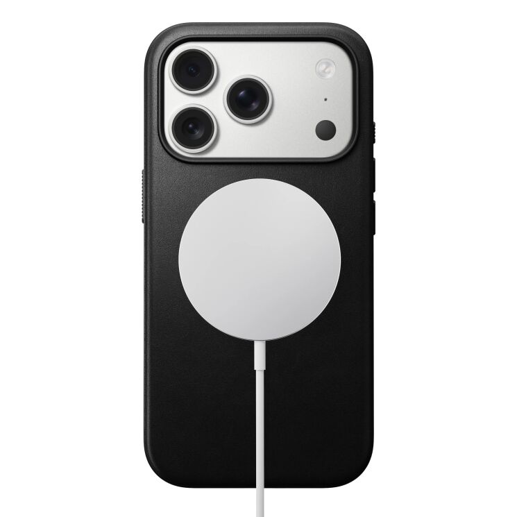 Защитный чехол Nomad Modern Leather Case для iPhone 17 Pro (NM014339858) - Black: фото 2 из 12