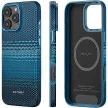 Захисний чохол Pitaka Military-Grade для Apple iPhone 16 Pro (KI1601CPMO) - Moonrise: фото 1 з 12