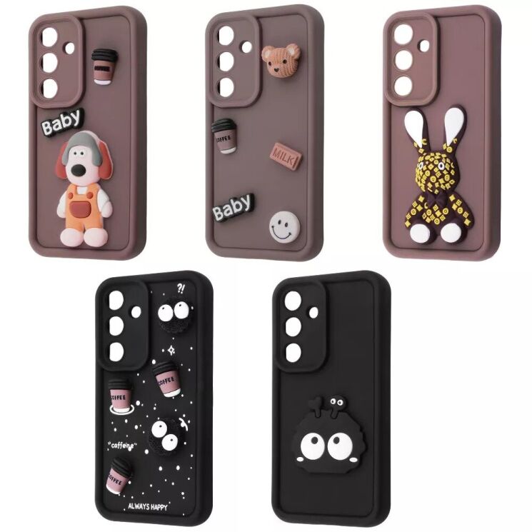 Защитный чехол Pretty Things Case для Samsung Galaxy S25 (S931) - Black / Eyes: фото 2 из 7