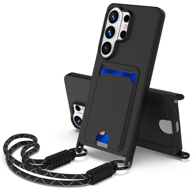 Защитный чехол Reframe Silicone Holder для Samsung Galaxy S26 Ultra - Black: фото 1 из 8