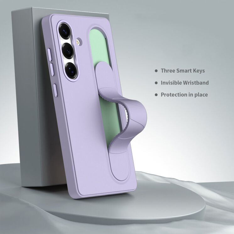 Защитный чехол Reframe Standing Grip для Samsung Galaxy S25 Plus (S936) - Sapphire: фото 13 из 13