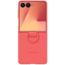 Защитный чехол Ring Case (Silicone) для Samsung Galaxy Flip 7 (EF-PF766TREGUA) - Red: фото 1 из 6