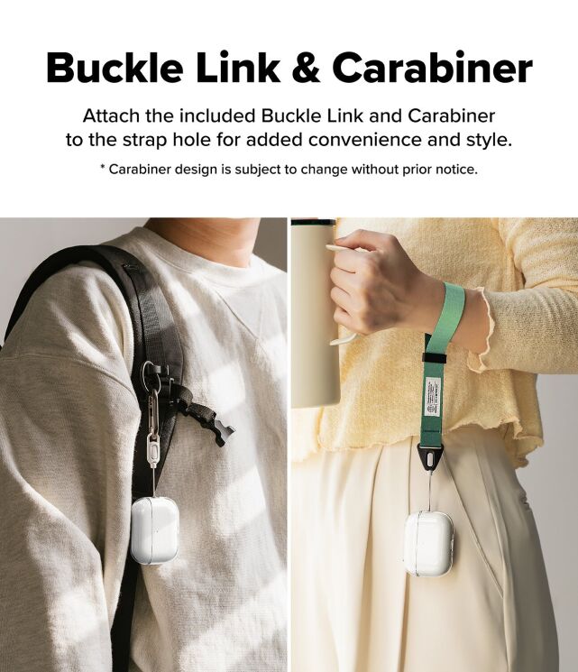 Защитный чехол Ringke Air (FH) для AirPods Pro 3 (8800293859345) - Clear: фото 7 из 11