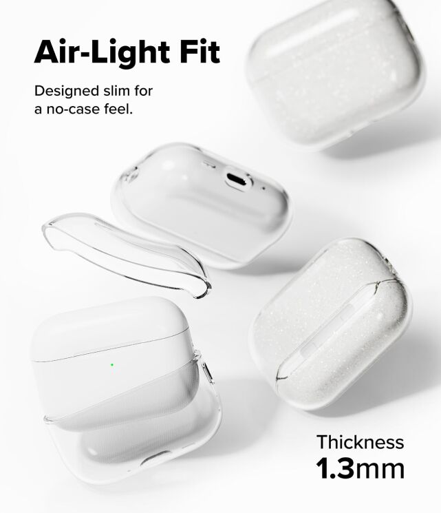 Защитный чехол Ringke Air (FH) для AirPods Pro 3 (8800293859345) - Clear: фото 4 из 11