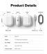 Защитный чехол Ringke Air (FH) для AirPods Pro 3 (8800293859345) - Clear (390139C). Фото 11 из 11