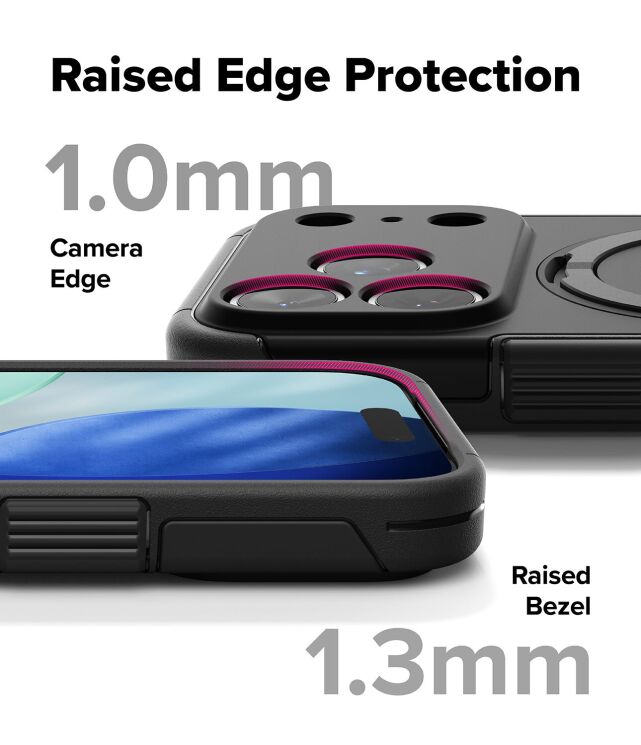 Защитный чехол Ringke Alles для iPhone 17 Pro (8800328811232) - Gun Metal: фото 8 из 12