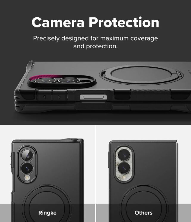 Защитный чехол Ringke Alles Magnetic для Samsung Galaxy Fold 8 (8800380460553) - Black: фото 13 из 24