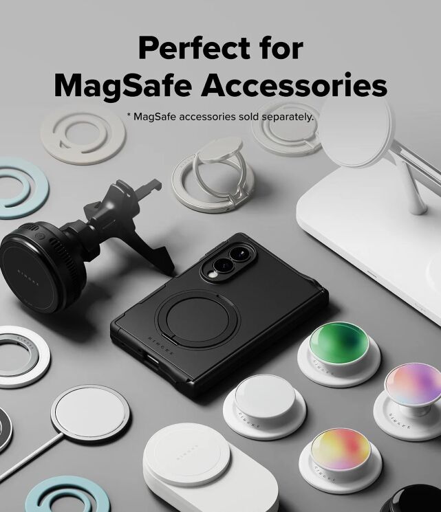 Защитный чехол Ringke Alles Magnetic для Samsung Galaxy Fold 8 (8800380460553) - Black: фото 9 из 24
