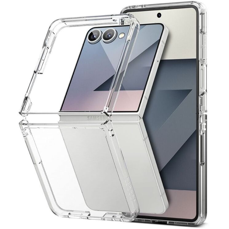 Защитный чехол Ringke Fusion (FF) для Samsung Galaxy Flip 7 (8800293855552) - Clear: фото 2 из 17