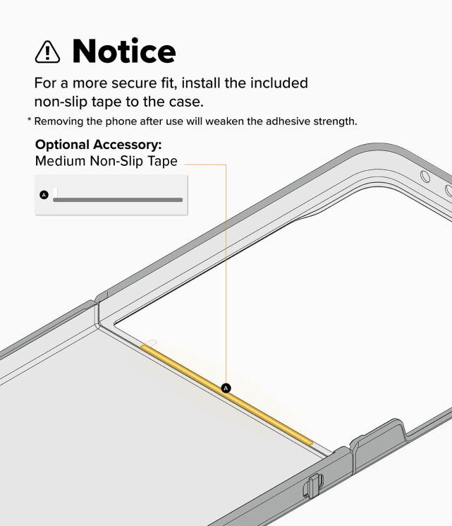 Защитный чехол Ringke Fusion (FF) для Samsung Galaxy Flip 7 (8800293855552) - Clear: фото 16 из 17